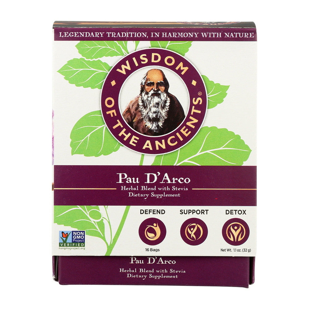 Wisdom Of The Ancients Pau D Arco Tea Bags, 1.1 Oz